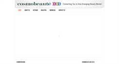 Desktop Screenshot of cosmobeauteasia.com